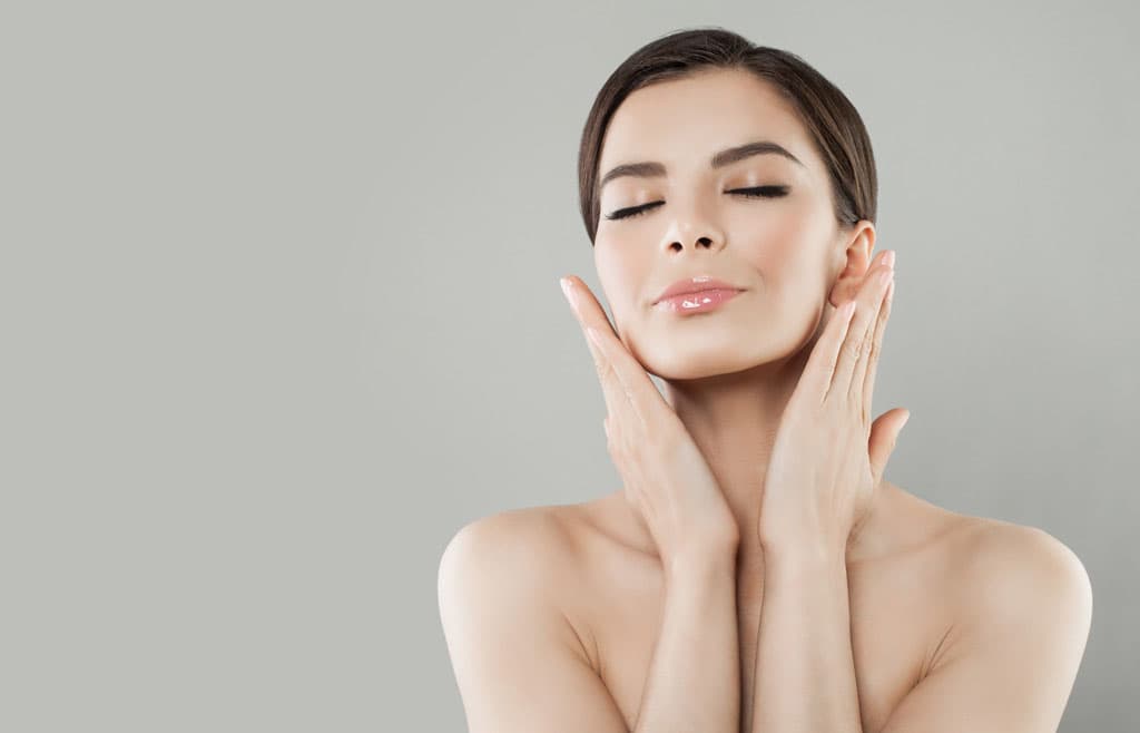 Young woman with beautiful skin