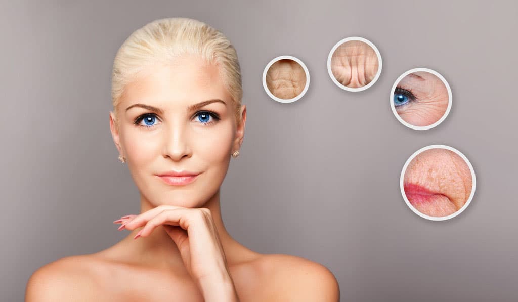 Older woman with smooth skin